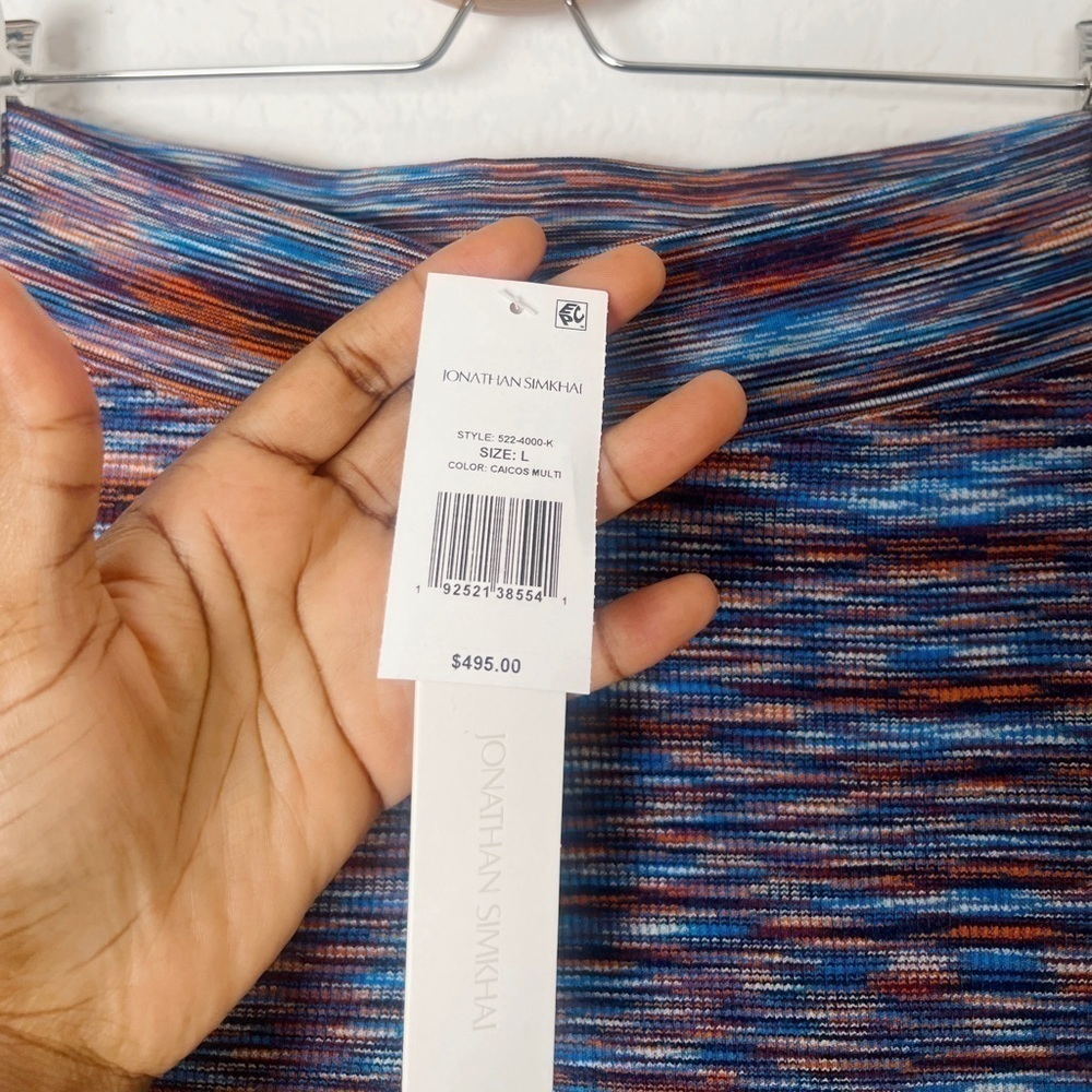 Jonathan Simkhai multicolored knitted flared trousers - Picture 6 of 8